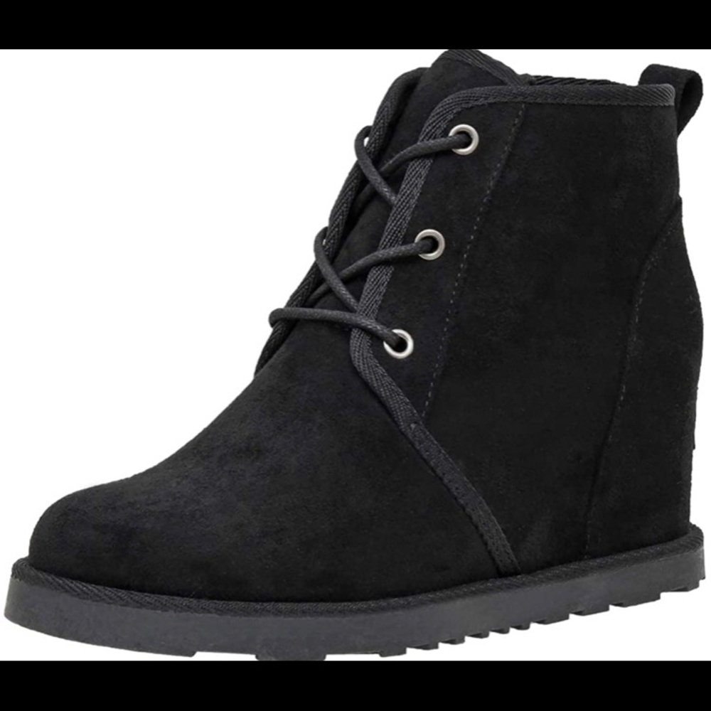 Dunes Women's Kim hidden wedge boot +Memory Foam & Wide Widths